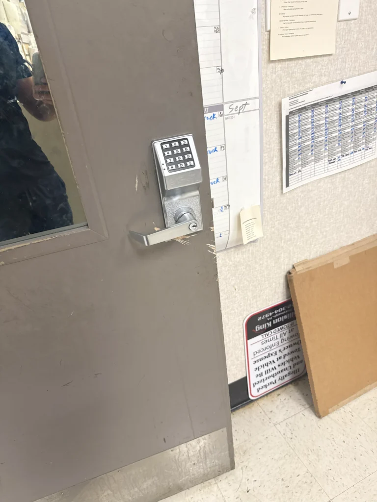 Commercial locksmith - Keypad lock access for small business